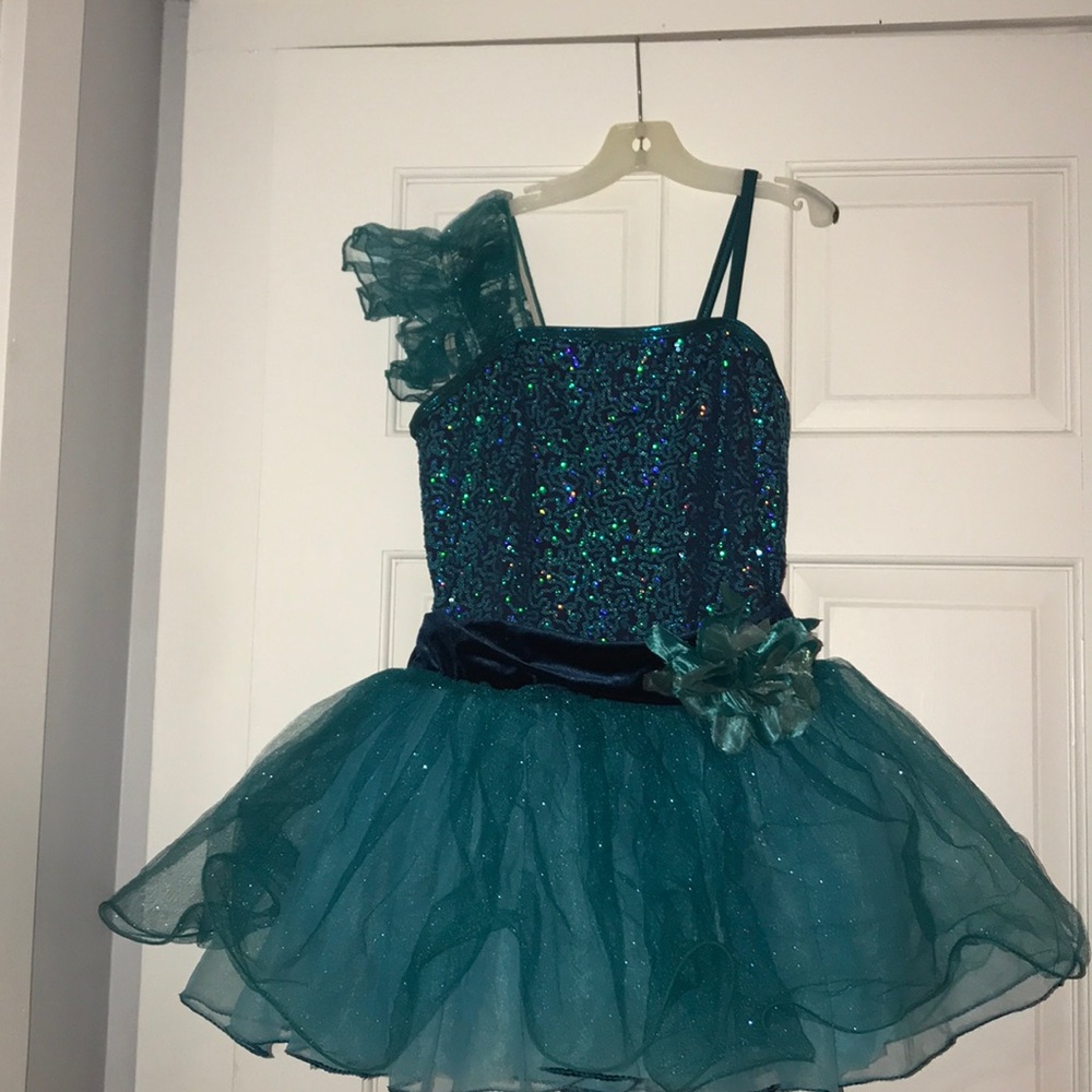 !turquoise ballet/jazz costume!